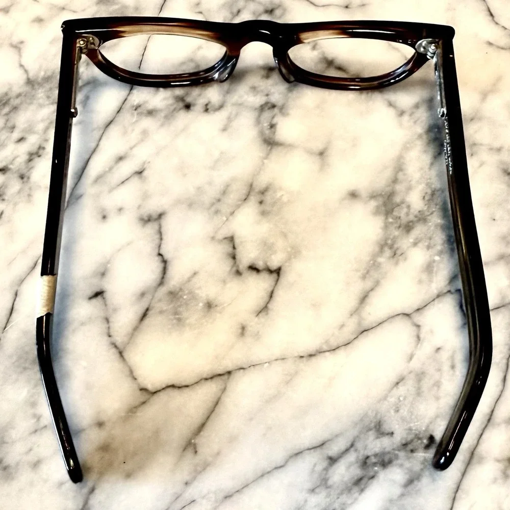 NEW! 50s VTG Templeflex MCM Cat Eye Women Eyeglass Frames Eye Glasses Brown